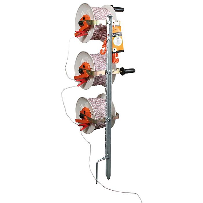 Gallagher haspelpaal met 3 haspels en TurboLine Cord